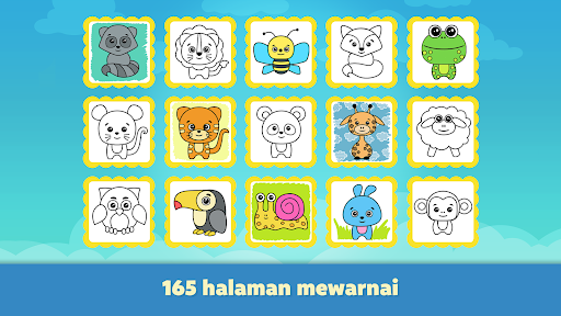 Mewarnai Anak: game menggambar - Tangkapan Layar 5