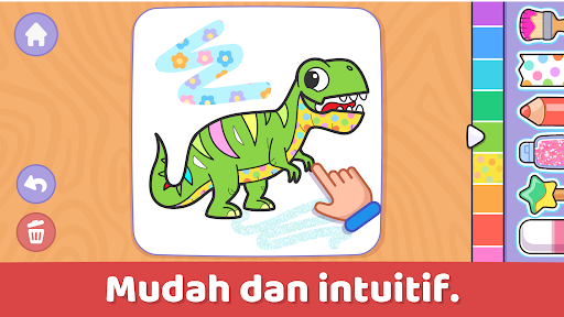 Mewarnai untuk balita 1+ - Tangkapan Layar 2