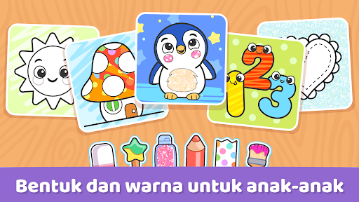 Mewarnai untuk balita 1+ - Tangkapan Layar 3