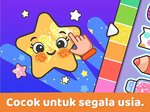Mewarnai untuk balita 1+ - Tangkapan Layar 5