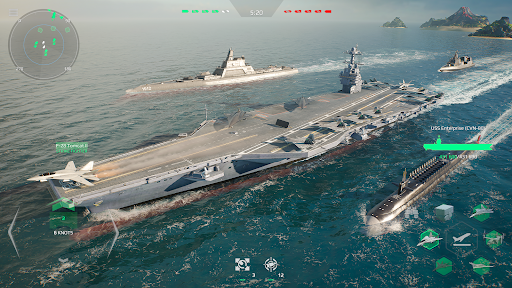 MODERN WARSHIPS game perang - Tangkapan Layar 2