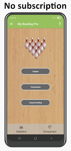 My Bowling Scoreboard Pro - Tangkapan Layar 1