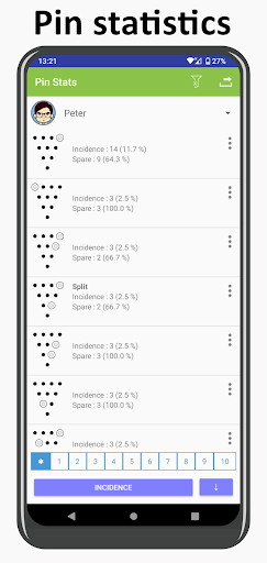 My Bowling Scoreboard Pro - Tangkapan Layar 3