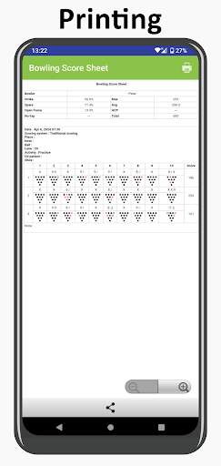 My Bowling Scoreboard Pro - Tangkapan Layar 5
