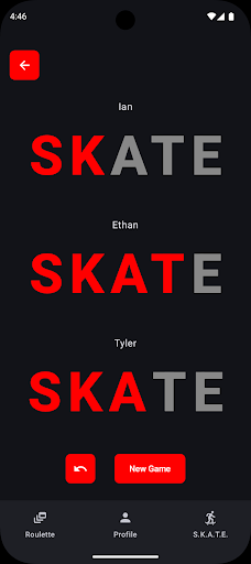 Peringkat Skate - Tangkapan Layar 3