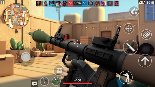 POLYWAR: Game menembak FPS 3D - Tangkapan Layar 2