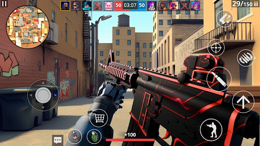 POLYWAR: Game menembak FPS 3D - Tangkapan Layar 4