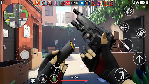 POLYWAR: Game menembak FPS 3D - Tangkapan Layar 7