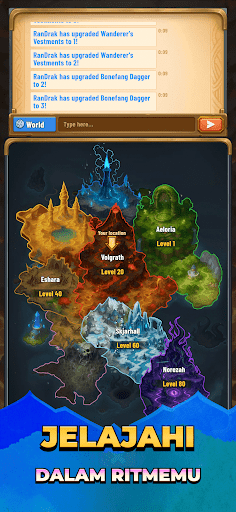 Rangard: MMORPG Idle - Tangkapan Layar 5