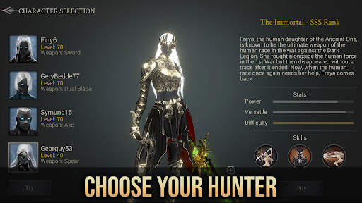 Shadow Hunter: Offline Premium - Tangkapan Layar 2