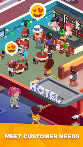 Sim Hotel Tycoon: Tycoon Games - Tangkapan Layar 3