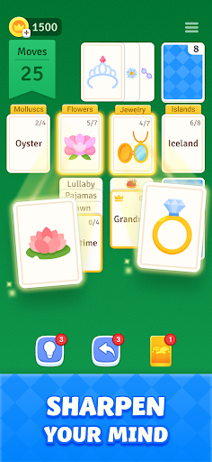 Solitaire Associations Journey - Tangkapan Layar 1