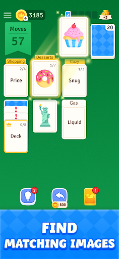 Solitaire Associations Journey - Tangkapan Layar 2
