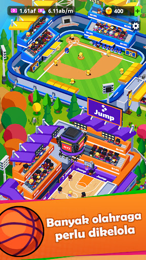Sports City Tycoon: Idle Game - Tangkapan Layar 2
