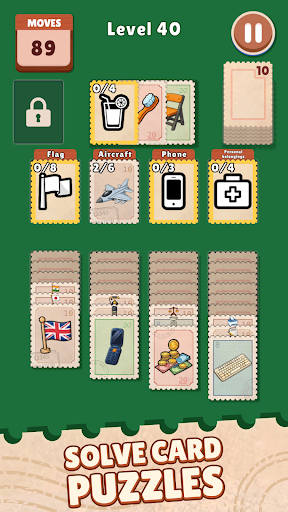 Stamp Solitaire: Card Matching - Tangkapan Layar 1
