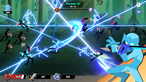 Stickman Roguelike: Epic RPG - Tangkapan Layar 3