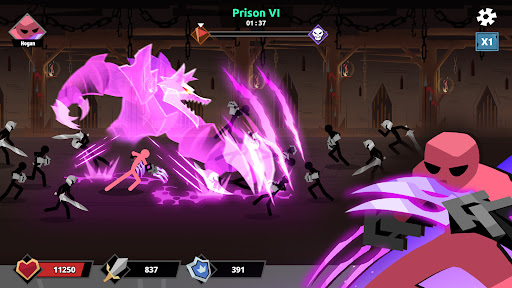 Stickman Roguelike: Epic RPG - Tangkapan Layar 5