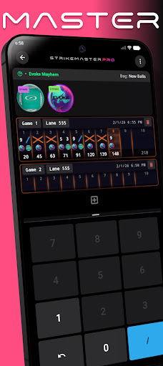 Strikemaster: Bowling Tracker - Tangkapan Layar 2
