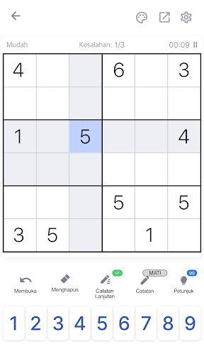 Sudoku - Game Puzzle Klasik - Tangkapan Layar 7