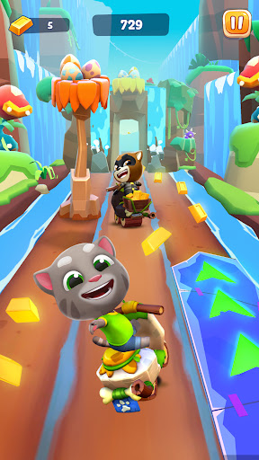 Talking Tom Time Rush - Tangkapan Layar 1