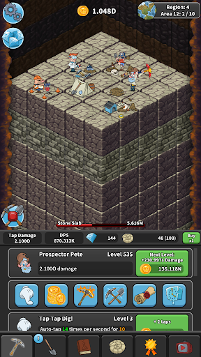 Tap Tap Dig: Idle Clicker Game - Tangkapan Layar 5