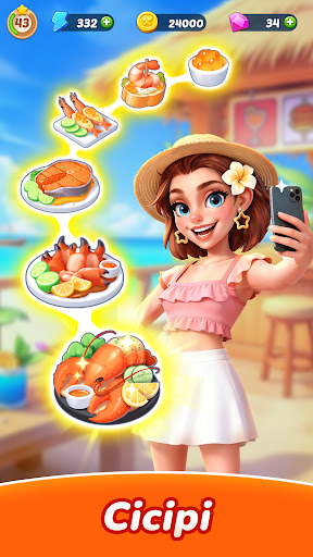 Tasty Travels: Merge Game - Tangkapan Layar 4