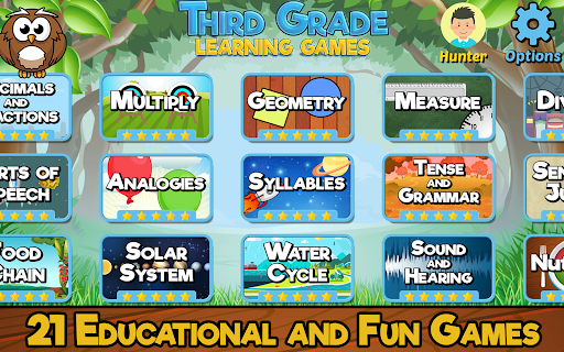 Third Grade Learning Games - Tangkapan Layar 1