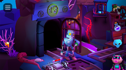 Tiny Robots: Portal Escape - Tangkapan Layar 3