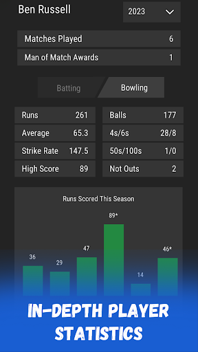 Wicket Cricket Manager - Tangkapan Layar 5