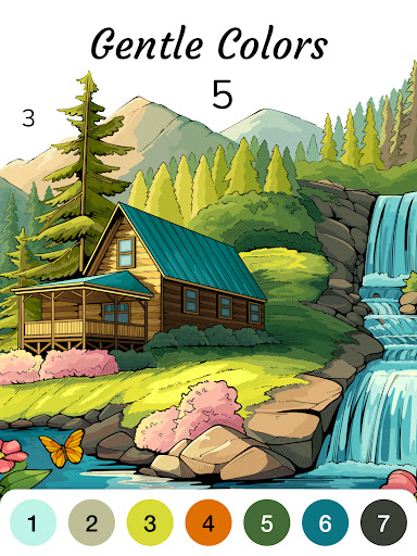 Zen Color - Color By Number - Tangkapan Layar 8